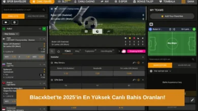 Blackxbet Canlı Bahis 2025'in En Yüksek Oranları! 11 Blackxbet Canlı Bahis 2025'in En Yüksek Oranları!